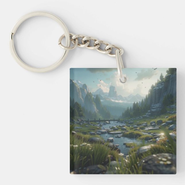 Porte-clefs Nature 21. (Devant)