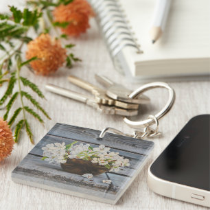Porte-clefs Nature morte Apple Blossom – Impression d'art orig