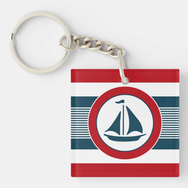 Porte-clefs Nautical design (Devant)