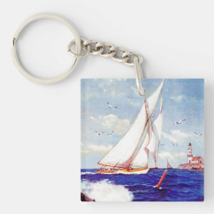 Porte-clefs Navigation par le phare par Albert B. Marks