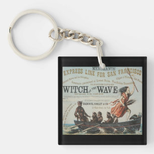 Porte-clefs Navire à voile clipper Witch of the wave
