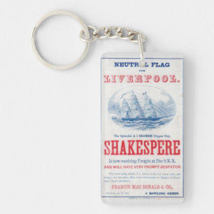 Porte-clefs Navire Shakespere Clipper 1861