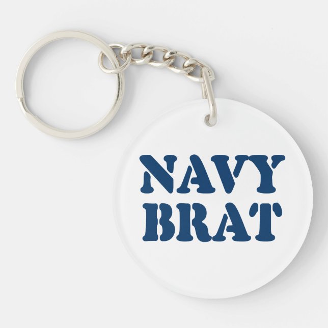 PORTE-CLEFS NAVY BRAT (Devant)