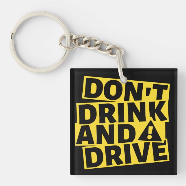 Porte-clefs Ne buvez pas au volant  (Devant)