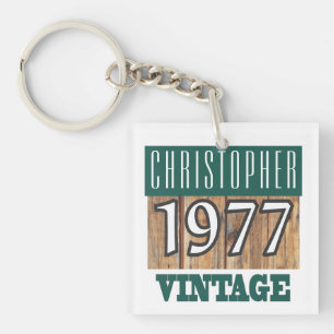 Porte-clefs Né en 1977. 1977 Vintage Keyring