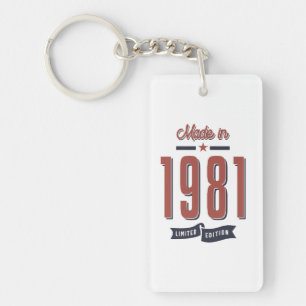 Porte-clefs Né en 1981 Anniversaire