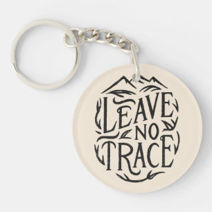 Porte-clefs Ne laissez aucune trace de camping