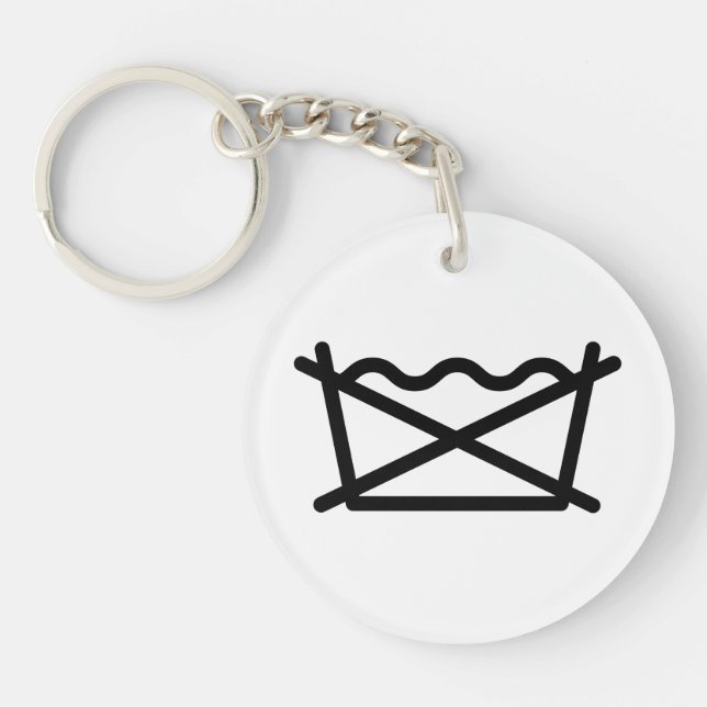 PORTE-CLEFS NE LAVEZ PAS ! (Devant)