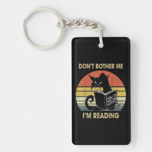 Porte-clefs Ne me gêne pas Je lis des livres de lecture de ch