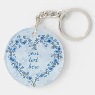 Porte-clefs Ne m'oubliez pas Souvenir personnalisé de souvenir