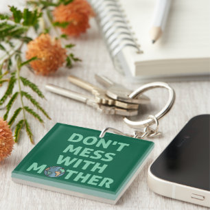 Porte-clefs Ne touchez pas à la mère !