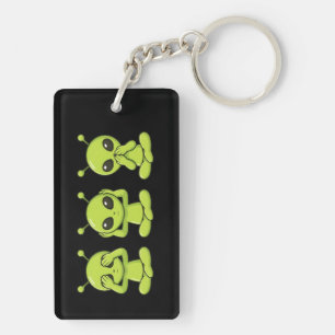 Porte-clefs Ne voir, ne entendre, ne parler aucun mal