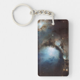 Porte-clefs Nébuleuse Orion Astronomie bleu marron beige ciel 