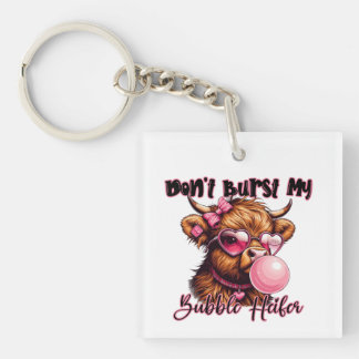 Porte-clefs N'éclatez pas mon Porte - clé bulle