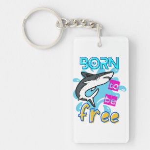 PORTE-CLEFS NÉE POUR ÊTRE LIBRE