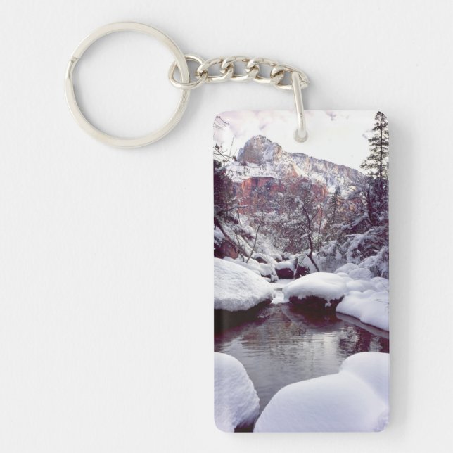 Porte-clefs Neige épaisse à Middle Emerald Pools (Devant)