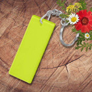 Porte-clefs Neon Chartreuse couleur solide Classique