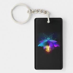 Porte-clefs Neon Firefly sur noir