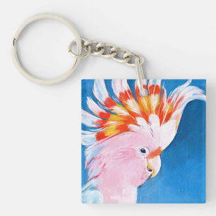 Porte-clefs Neon Mohawk - Cockatoo rose