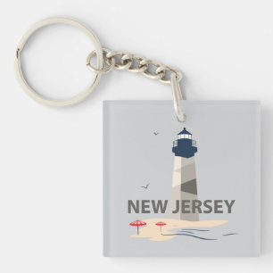 Porte-clefs New Jersey, États-Unis d'Amérique