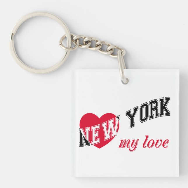 Porte-clefs New York, mon amour (Devant)