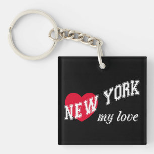Porte-clefs New York, mon amour