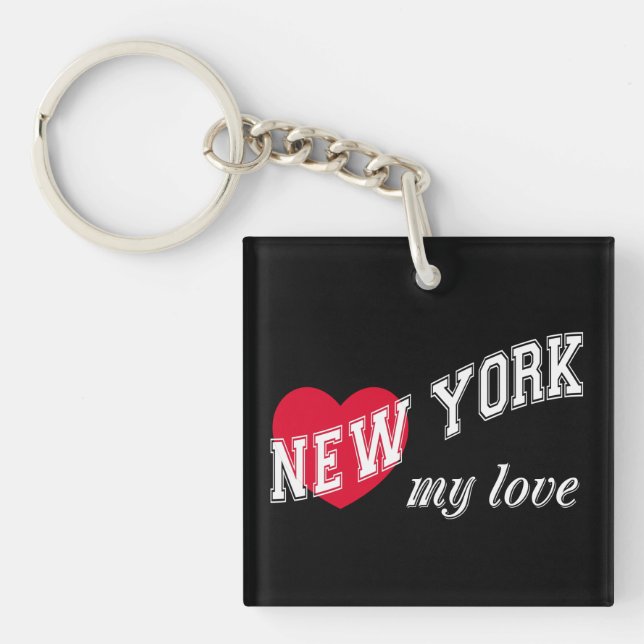 Porte-clefs New York, mon amour (Devant)