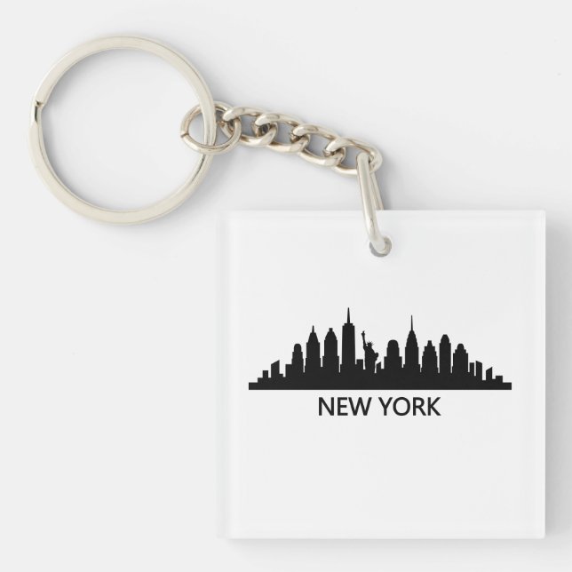 Porte-clefs New York Skyline (Devant)