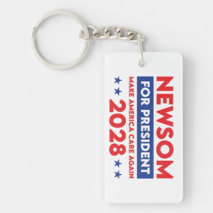 Porte-clefs Newsom pour le Porte - clé Président 2028
