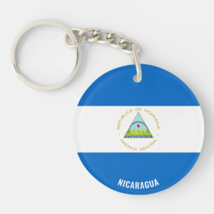 Porte-clefs Nicaragua Drapeau charmant patriotique