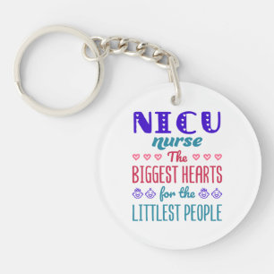 Porte-clefs NICU Infirmière les plus grands coeurs pour les pl