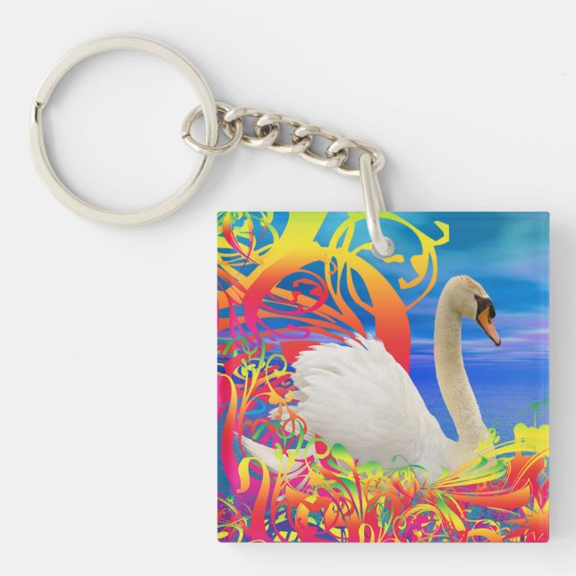Porte-clefs Nid de cygne (Devant)