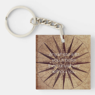 Porte-clefs N'importe où avec vous vaut mieux que n'importe où