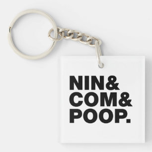PORTE-CLEFS NIN & COM & POOP.
