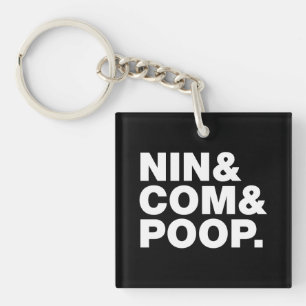 PORTE-CLEFS NIN & COM & POOP.