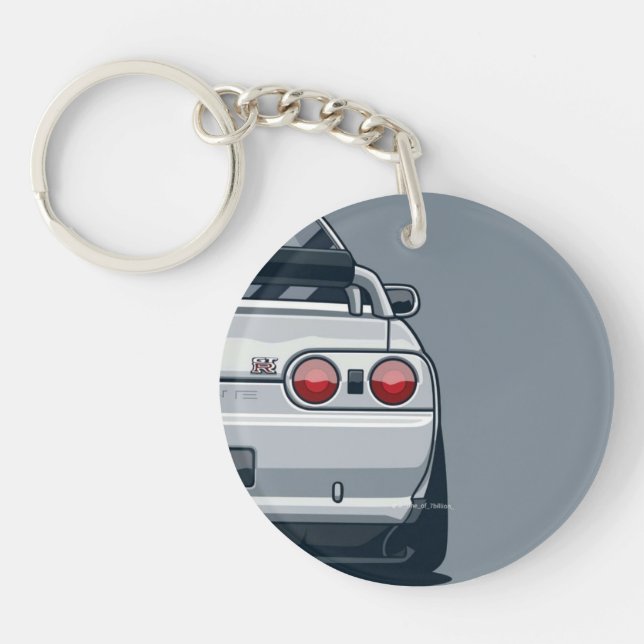 Porte-clefs Nissan GTR R35, car,Porte-clés en acrylique (Devant)