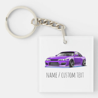 Porte-clefs Nissan Silvia S14 Zenki JDM Automo réglée et abais