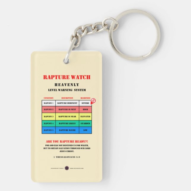 Porte-clefs Niveaux-d'alerte-Rapture (Dos)