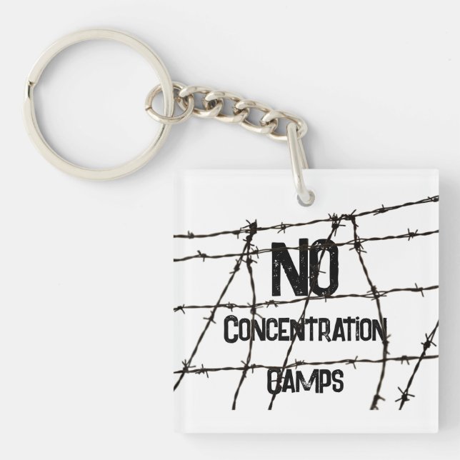 Porte-clefs No Concentration Camps Keychain (Devant)
