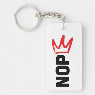 Porte-clefs No Kings NOPE Keychain