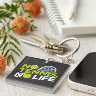 Porte-clefs No Tennis, No Life – Design Sportif et Dynamique