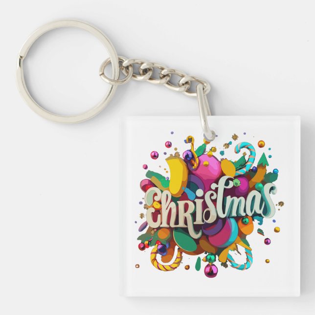 Porte-clefs Noël 2024 (Devant)
