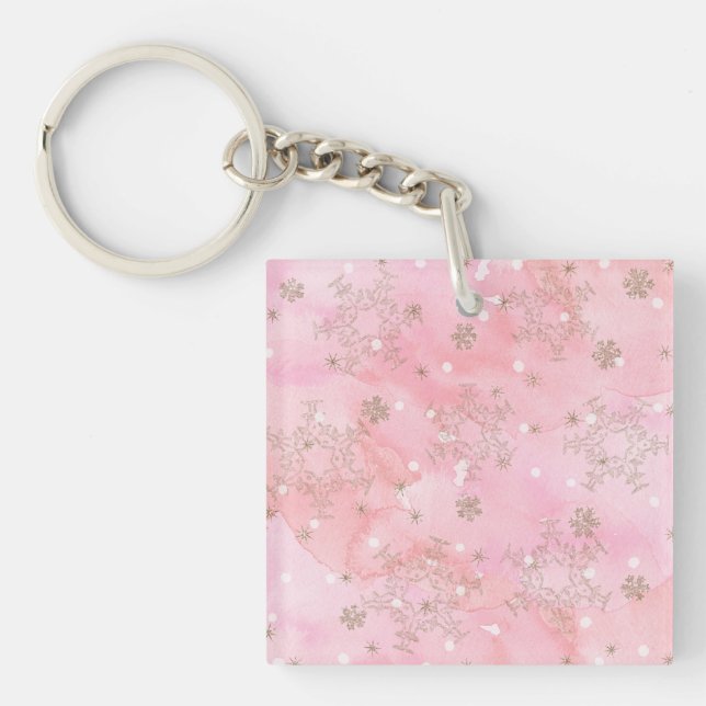 Porte-clefs Noël Art déco (Devant)