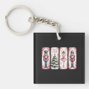 Porte-clefs Noël Casse-Noisette Fête Cadeau de Fêtes