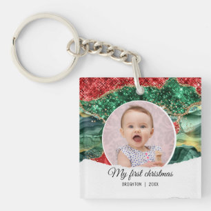 Porte-clefs Noël de mon premier anniversaire