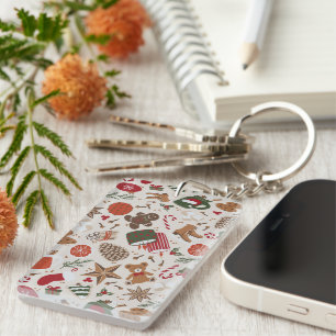 Porte-clefs Noël et épices