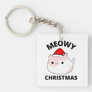 Porte-clefs Noël Meowy