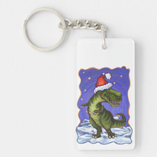 Porte-clefs Noël Tyrannosaurus