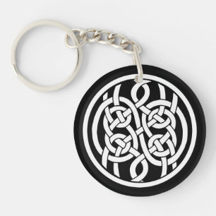 Porte-clefs Noeud Celtic Nordic Viking encadré