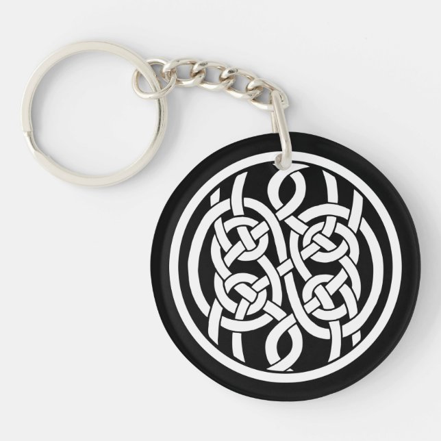 Porte-clefs Noeud Celtic Nordic Viking encadré (Devant)